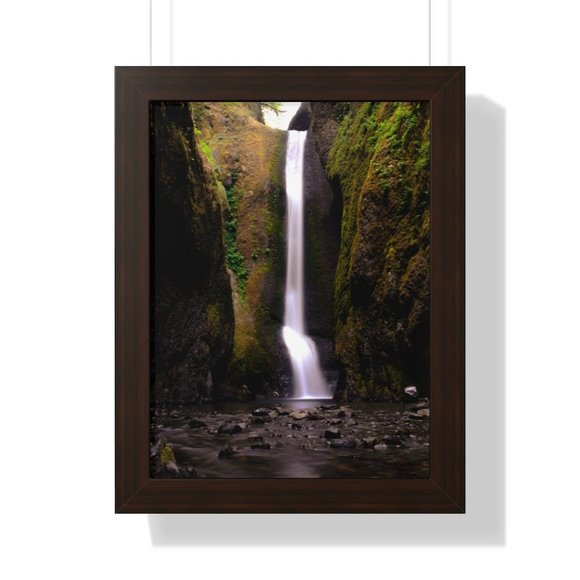 Lower Oneonta Falls in Oregon, USA Waterfall Wall Art Design Poster Print Decor - Picture 7 of 9